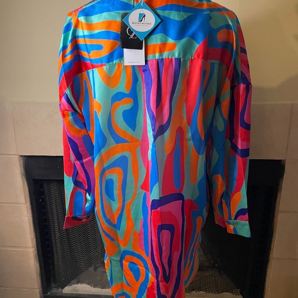 Vibrant Multicolor Women's Shirt - Picture 3 of 7